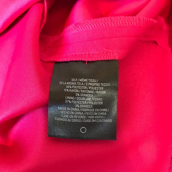 T Tahari hot pink midi dress. Women’s size 10. - Picture 11 of 12